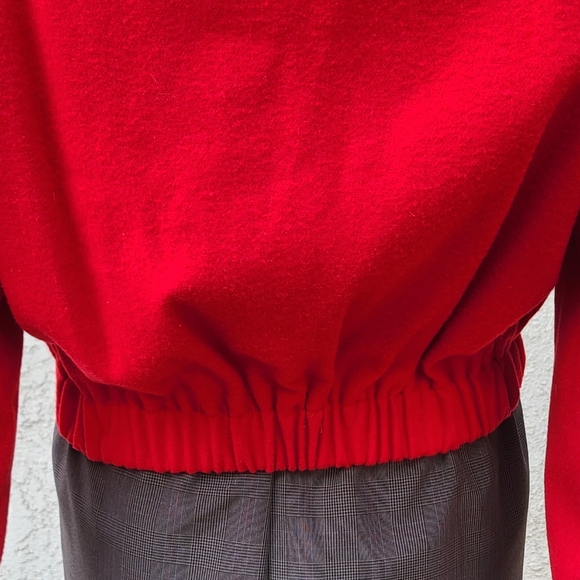 Vintage 90s Red Wool Jacket - Picture 6 of 9
